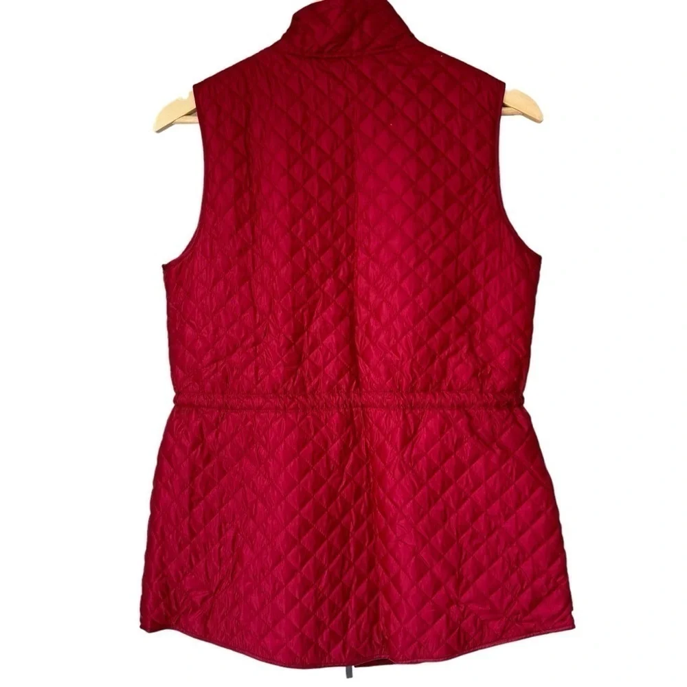 REVERSIBLE Chico’s ZEnergy Red Lightweight Puffer Vest, Small